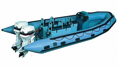 Надувная лодка ZODIAC Sea RIB SRMN 500 оранжевая