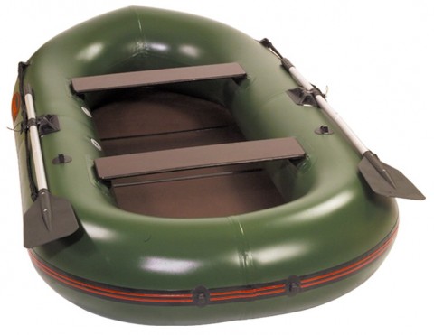 Лодка Мнев и К TUZ-280 (оливка) с пайолами