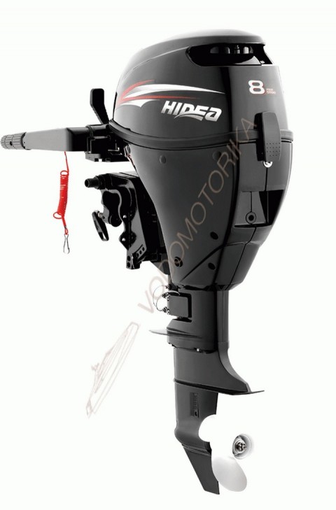 Лодочный мотор HIDEA HDF8HS 8 л.с. четырехтактный