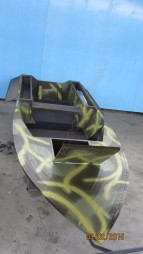 Алюминиевая моторно-гребная лодка Охотник 400Б