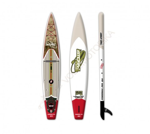 Надувная доска для SUP серфинга Stormline Power Max Pro Model 12.6 Race Series